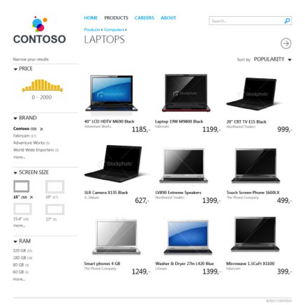 CONTOSO LAPTOPS 