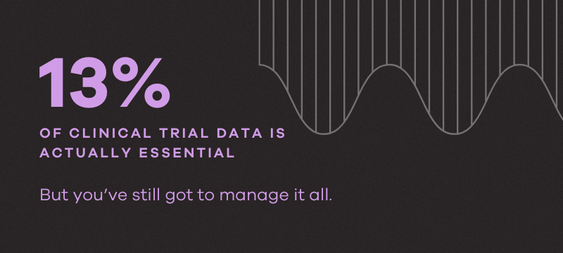 Search for Life Sciences 13% of data is actually essential